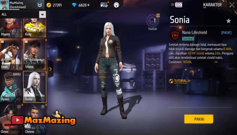 FF Advance Server 2024 Sonia Nerf | Garena MazMazing YouTube