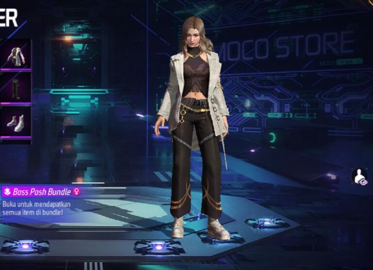 Free Fire Boss Posh Bundle | Garena