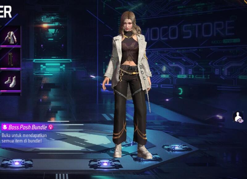 Free Fire Boss Posh Bundle | Garena