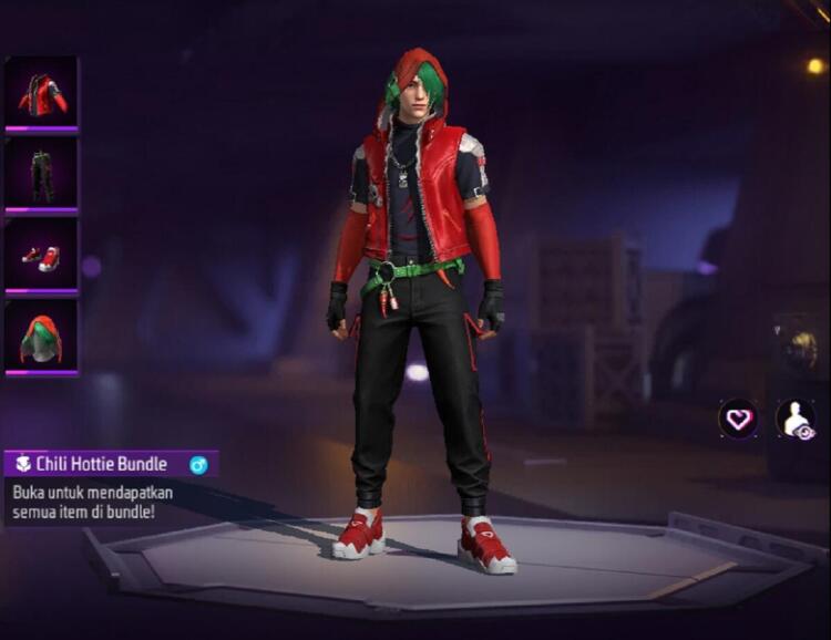 Free Fire Bundle Chili Hottie | Garena