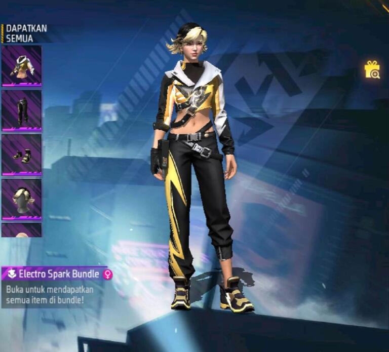 Free Fire Bundle FF Electro Spark | Garena