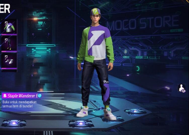 Free Fire Bundle FF Staple Wanderer | Garena