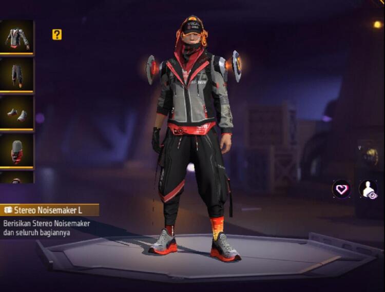 Free Fire Bundle Stereo Noisemaker