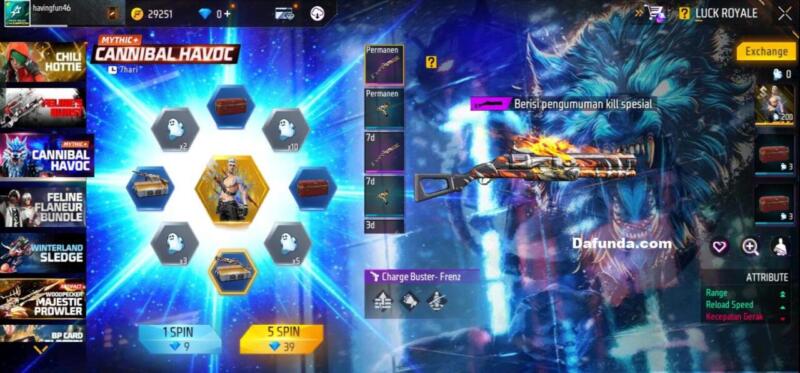 Free Fire Charge Buster Frenzy Bunny | Garena