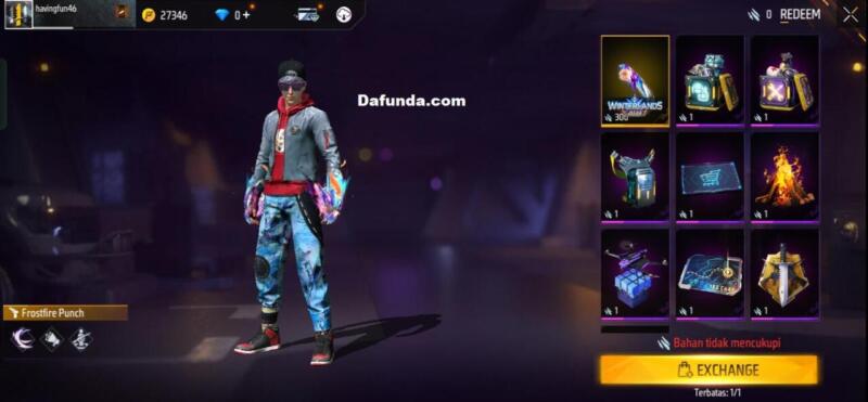 Free Fire Fist Skin Frostfire Punch | Garena