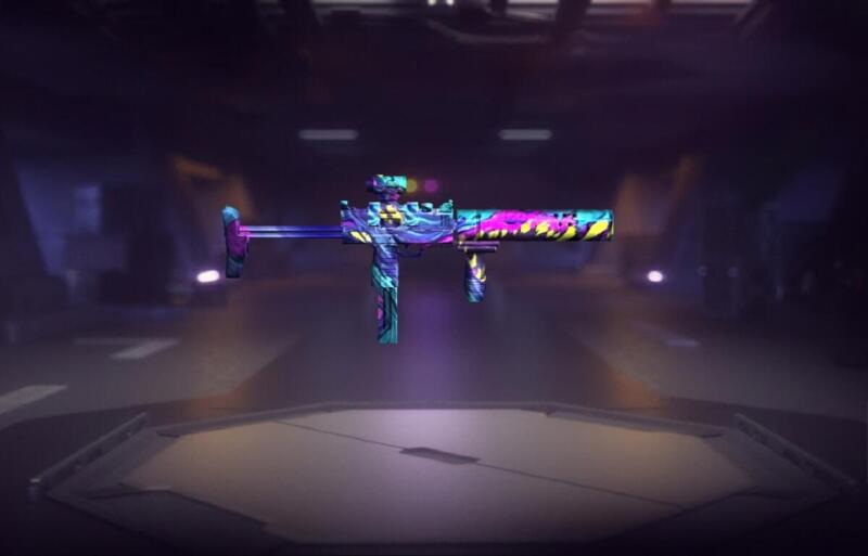 Free Fire Event MAC10 Cyan Fear