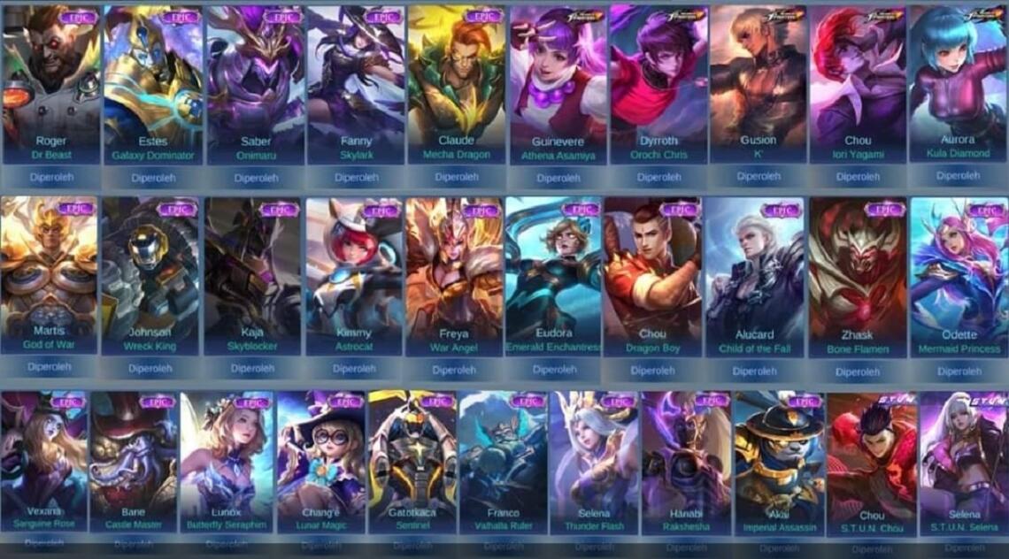 5 Rekomendasi Hero Mobile Legends Untuk Push Awal Season 34 Dafunda