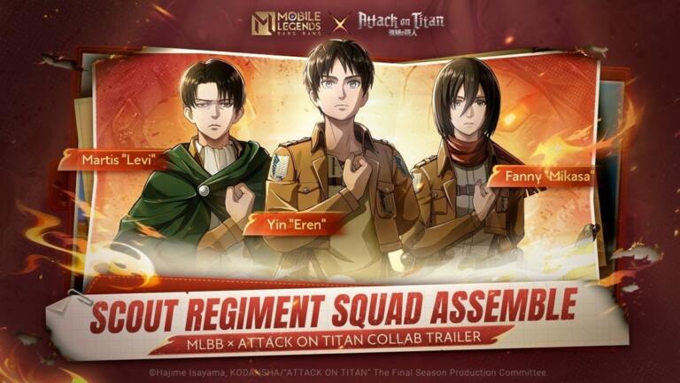 Intip Tampilan Skin MLBB × Attack on Titan 3 Intip Tampilan Skin MLBB × Attack on Titan