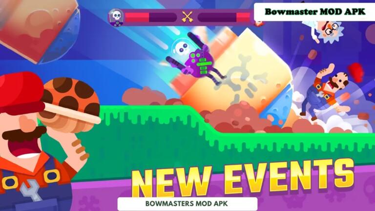 Download Bowmaster Mod APK Unlocked all Characters 2024 Dafunda com