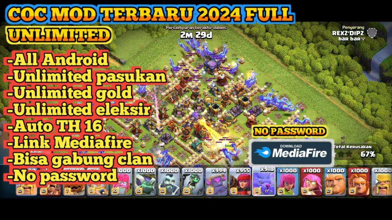 Coc Mod Menu Download COC Mod APK 2024 v16.0.8 (Unlimited Money) - Dafunda.com