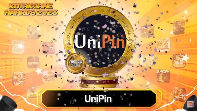 KotakGame Awards 2023: UniPin Tempat Top-up Game Terbaik di 2023