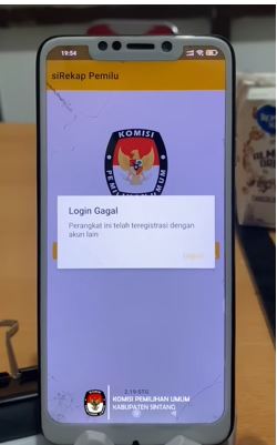 Login Gagal