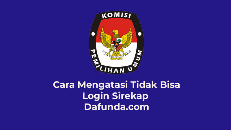 Tidak Bisa Login Sirekap 2