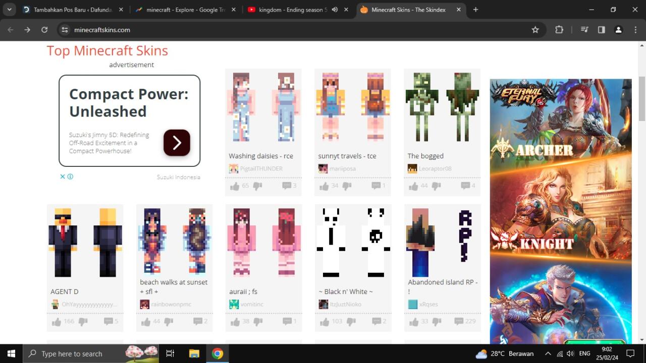 Cara Mudah Ganti Skin Minecraft Di Hp Dan Pc Dafunda