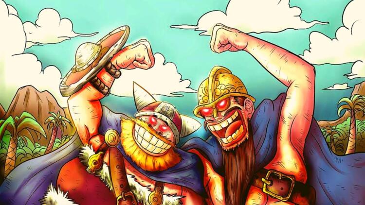 Fakta Menarik Dorry Dan Brogy One Piece, Dua Raksasa Sahabat Topi Jerami