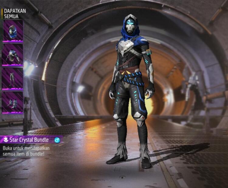 Free Fire Bundle Star Crystal