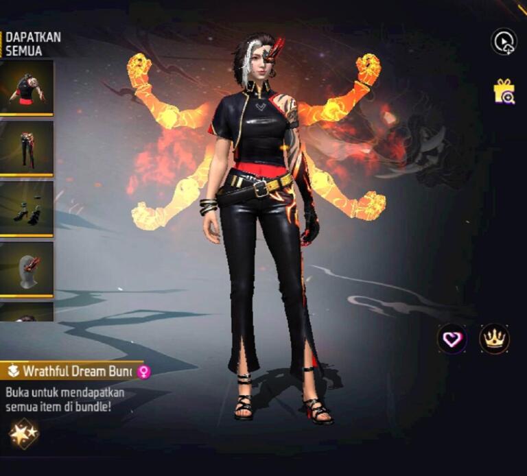 Free Fire Wrathful Dream Bundle, Ini Dia Tips Mendapatkannya di Booyah Pass Season 14