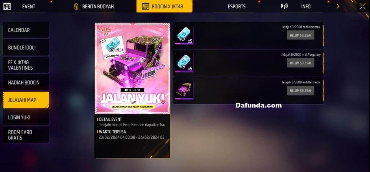 Tips Mendapatkan Jeep Feral Fantasy Free Fire Dafunda