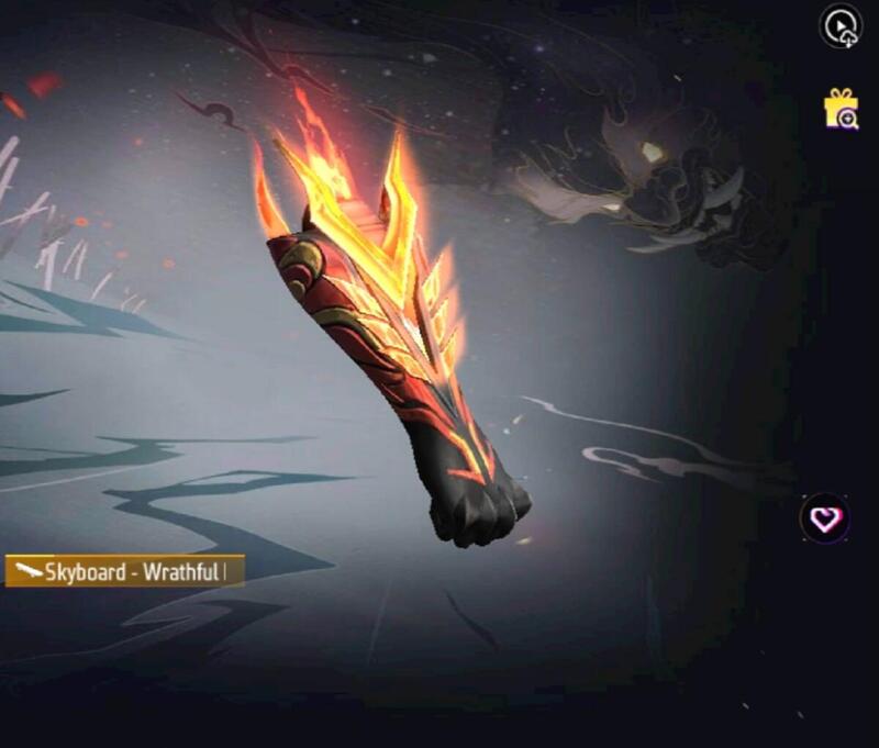 Free Fire Skyboard Wrathful Punch