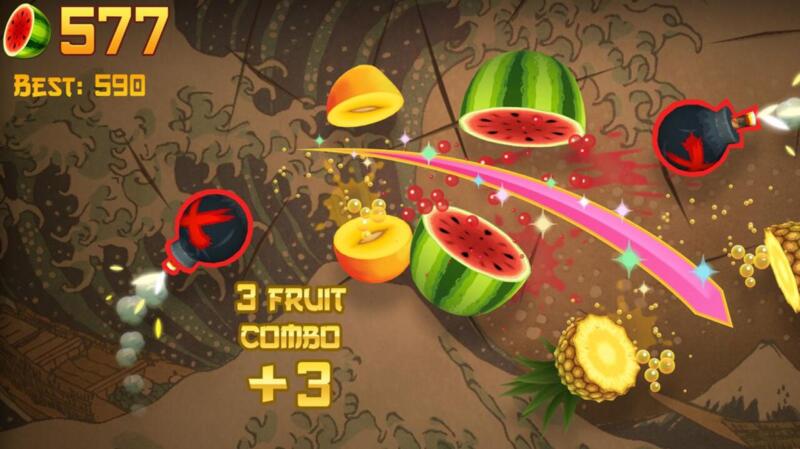 Fruit-ninja | rekomendasi game offline seru