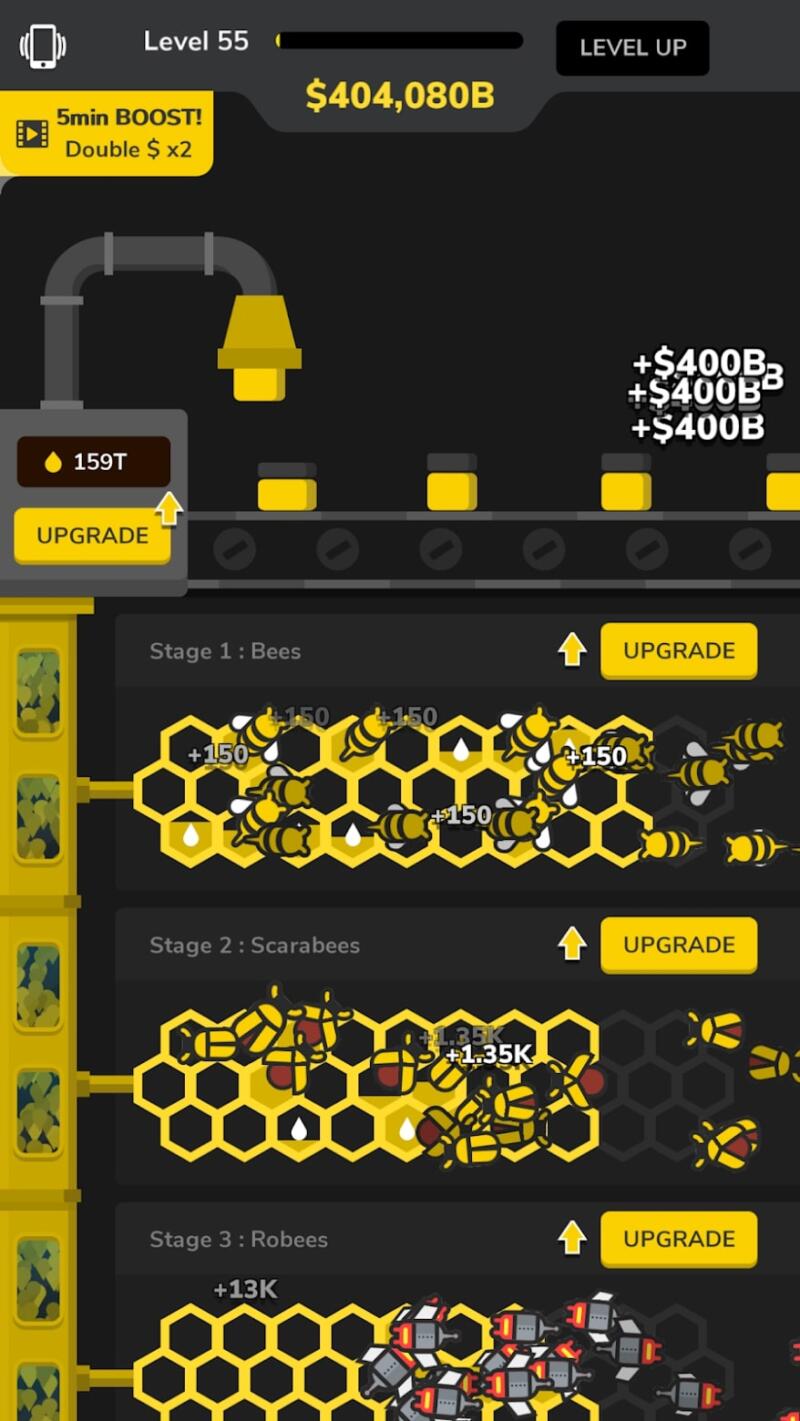 Idle-bee-factory-tycoon | game idle terbaik android