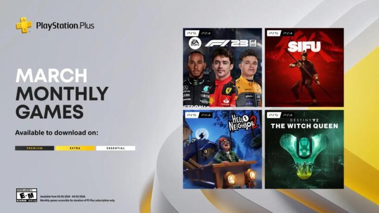PlayStation Plus Free Games List March 2024 Edition