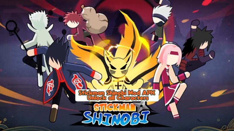 Stickman Shinobi Mod APK Unlock all Characters