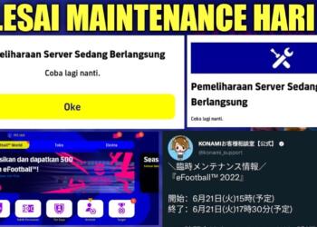 Pemeliharaan Server Efootball 2024 Hari Ini Sampai Jam Berapa 2