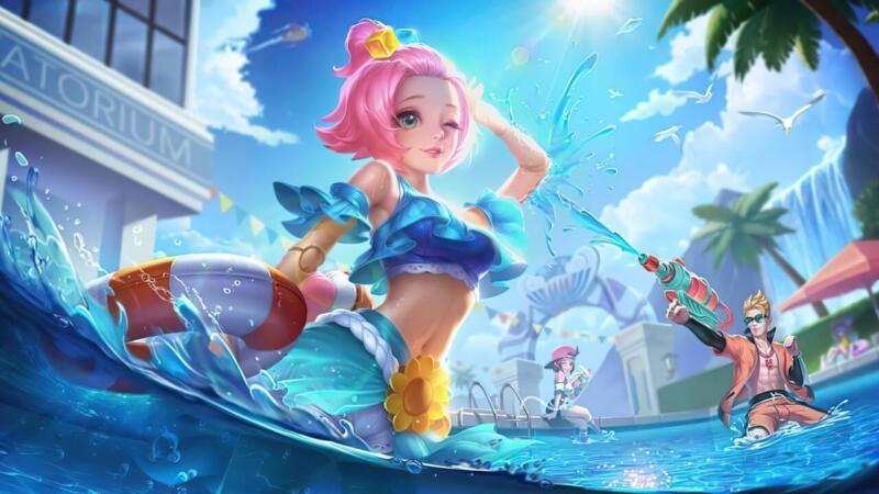 Angela-summer-vibes | skin angela mobile legends