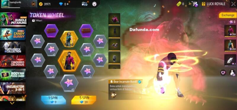 Free Fire Bear Incarnate Bundle | Garena