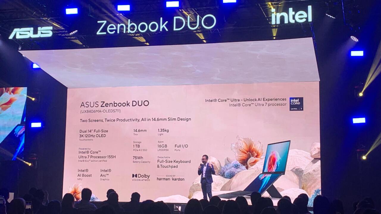 Asus Zenbook Duo Laptop Dual Screen Oled Terbaik Di Dunia