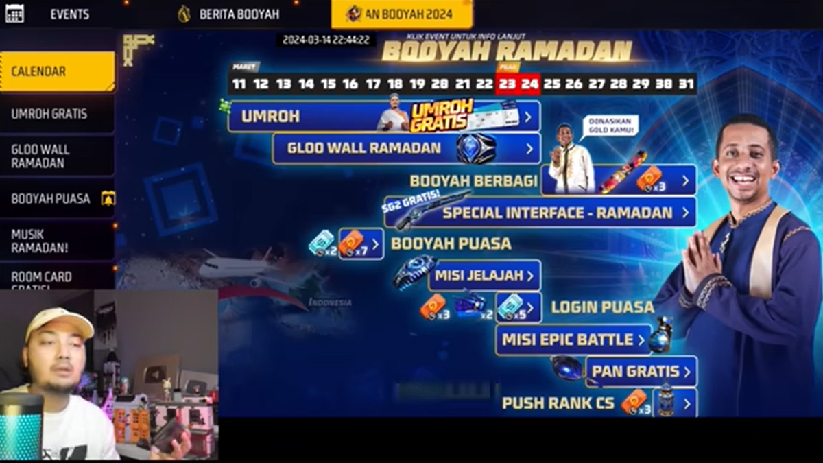Jadwal Event Ff Ramadhan 2024 12
