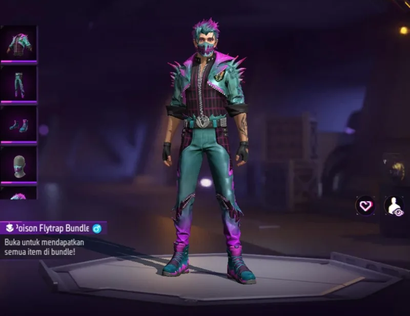 Free Fire Bundle Poison Flytrap | Garena