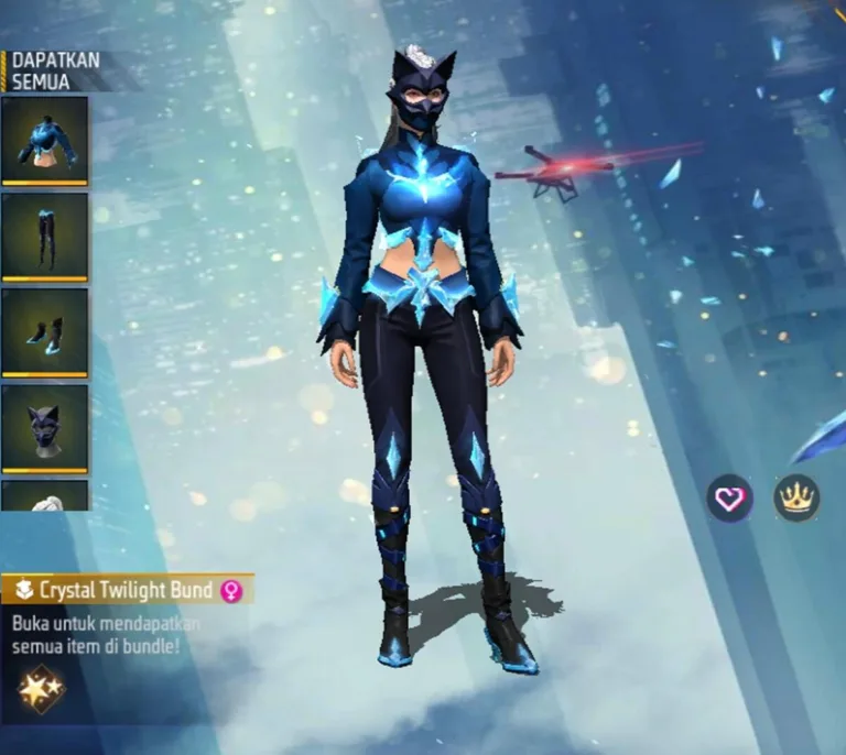 Free Fire Crystal Twilight Bundle | Garena