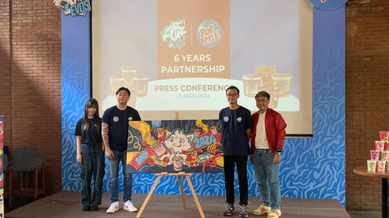 Berkolaborasi Selama 6 Tahun, EVOS dan Pop Mie Terus Berkomitmen di Esports Indonesia
