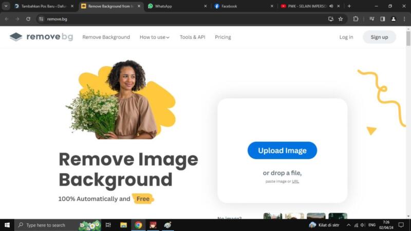 Remove.bg | cara menghapus background foto online