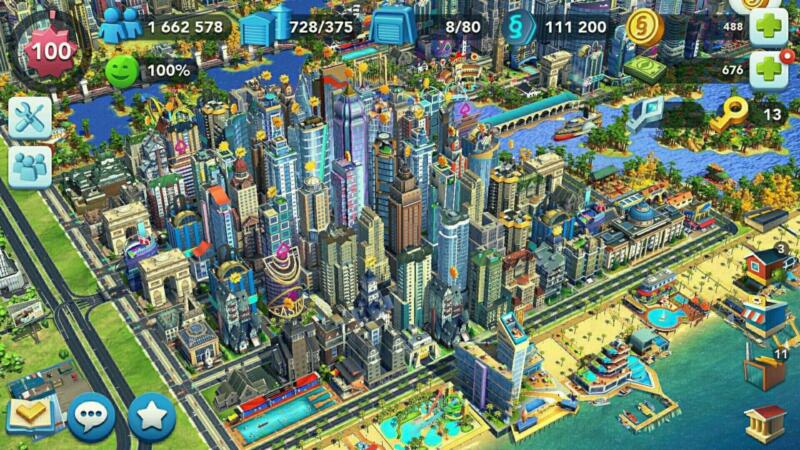 Simcity-buildit | rekomendasi game membangun kota android
