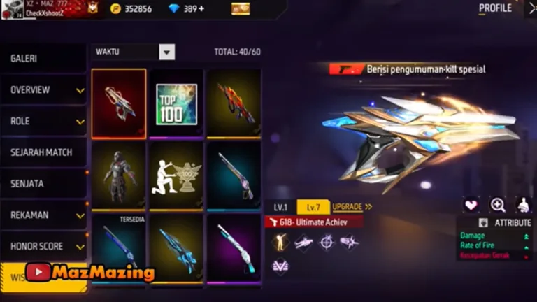 Ini Dia Bocoran Tampilan Evo Gun G18 Free Fire!
