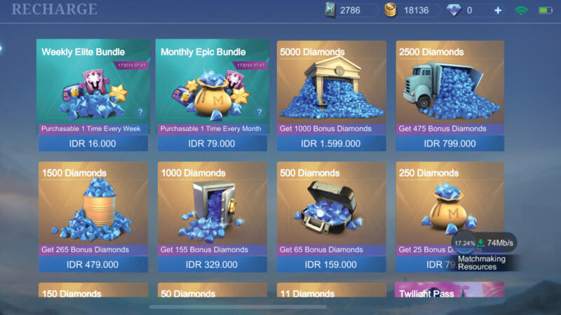 Top Up Ml 50 Ribu Dapat Berapa Diamond