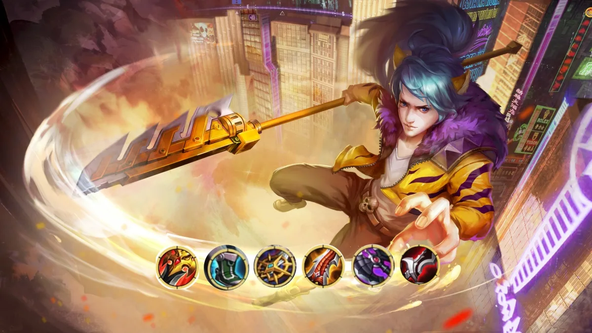 Rekomendasi Build Terbaik Han Xin Honor of Kings 1 Build Han Xin Honor of Kings