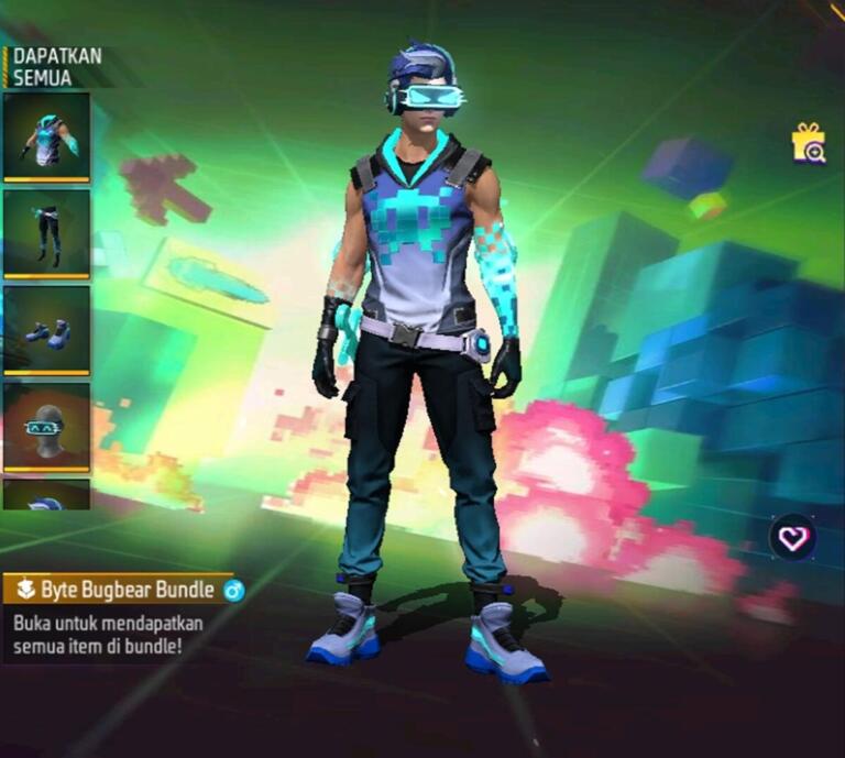 Free Fire Bundle Byte Bugbear | Garena