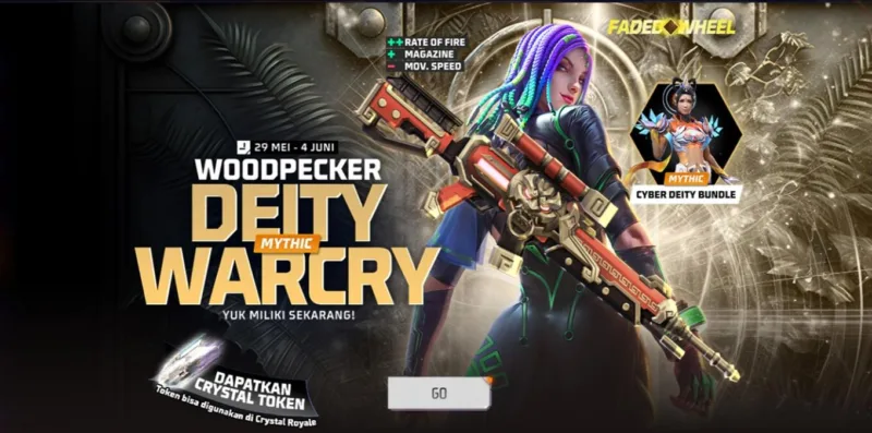 Free Fire Event Faded Wheel Woodpecker Delty Warcry | Garena