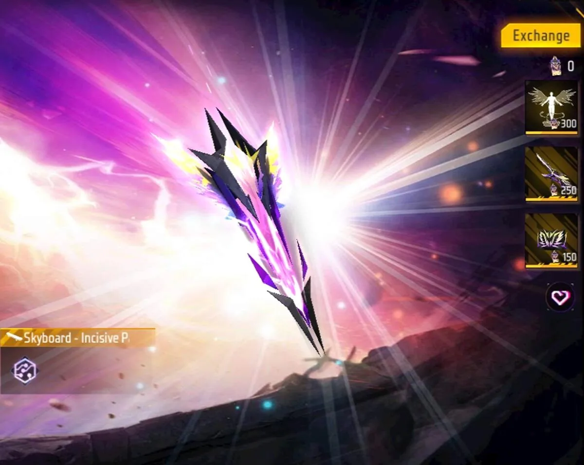Tips Mendapatkan Skyboard Incisive Paradox di Token Wheel   Paradox Hyperbook Free Fire