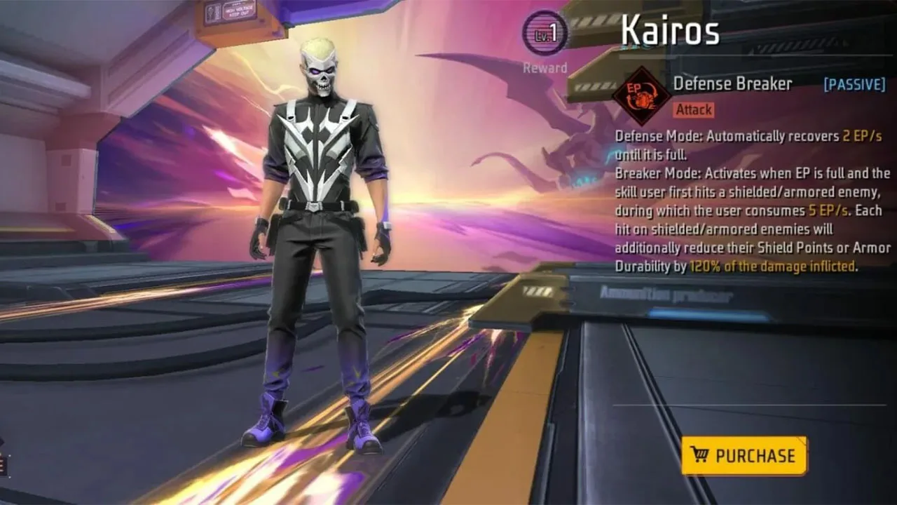 Penjelasan Skill Kairos, Karakter Baru di Free Fire