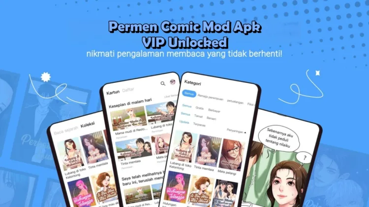 Permen Comic Mod Apk VIP Unlocked