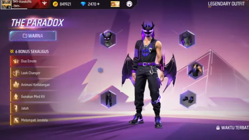 Butuh Berapa Dm Untuk Dapatkan Bundle Evo Paradox Ff