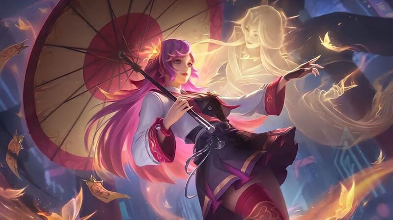 Exorcist-kagura | skin kagura mobile legends