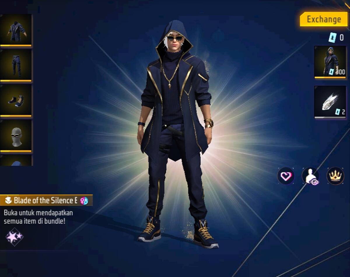 Cara Mendapatkan Bundle Blade of Silence di Token Wheel Terbaru Free Fire 1 Free Fire Bundle Blade Of Silence | Garena