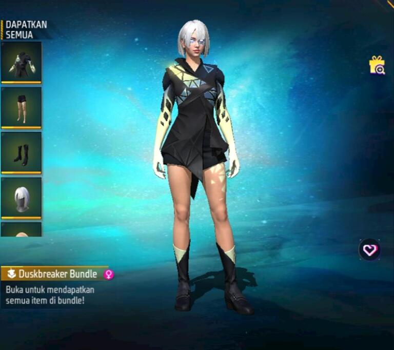 Free Fire Bundle Dushbreaker