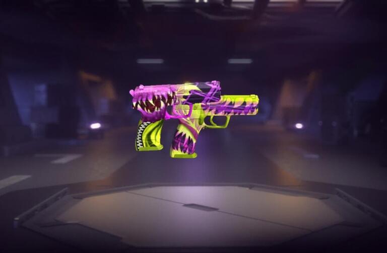Free Fire USP-2 Poison Teeth